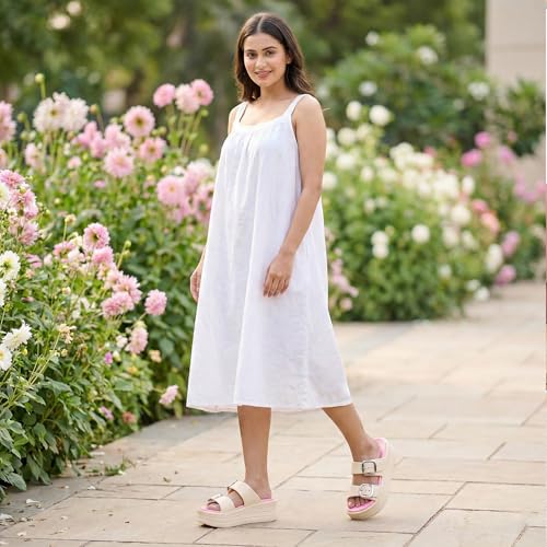 Image of KOBURG Diva Sandals for Women| Durable| Lightweight| Daily|Stylish l Antiskid|Heels|Easy to Clean Sandals| Comfortable | Extra Soft Slide KS-444
