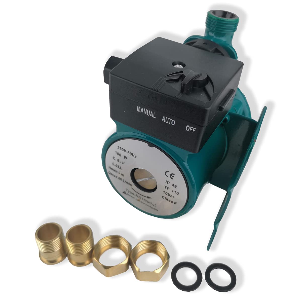Pompa di aumento automatica della pressione acqua calda per la casa, 230 V/50 Hz, 9 m, pompa booster per acqua solare