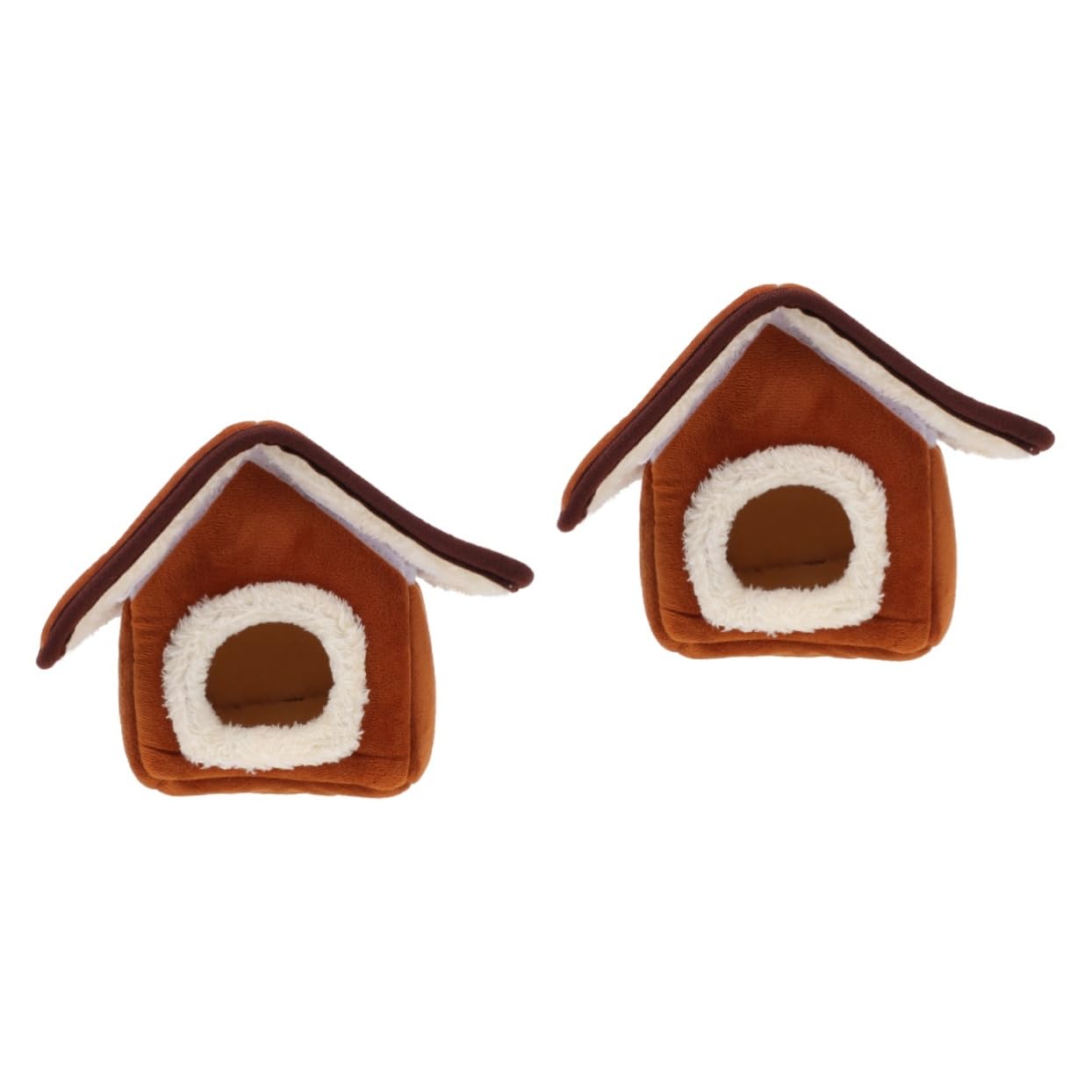 POPETPOP 2 STK Baumwollnest Für Kleine Haustiere Kuschelhüttenzelt Warmer Hamsterkäfig Hamster Lebensraum Bett Rattenhaus Hamsterversteck Hamsterbett Baumwolle Haustierzubehör Kleine Tiere