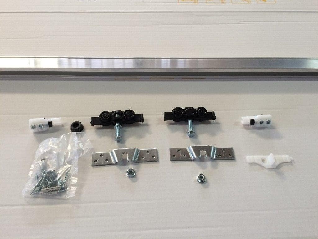 BINARIO KIT PER PORTA SCORREVOLE portata KG.80 (250 cm)