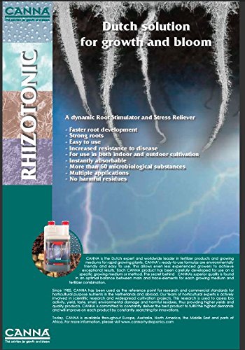CANNA RHIZOTONIC リゾトニック 1リットル 水耕栽培 土耕栽培 Amazon | 水耕栽培肥料 CANNA RHIZOTONIC (1L) | 肥料・土壌改良剤