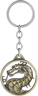 Mortal Kombat Dragon Symbol Keychain Pendant Pame Periphery Jane Empire Fighting Games Logo K Film Animation Car Keyring
