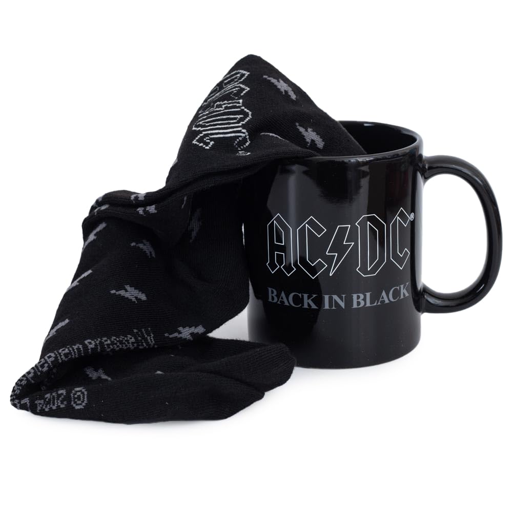 PYRAMID Ac/Dc Mug And Socks Set, Multicolor
