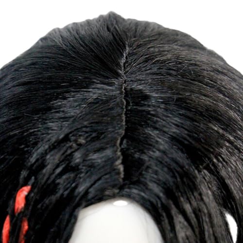 Perruque pirate noire dreadlocks pour éviter les coiffures complexes à Halloween - 8