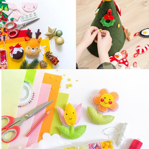 Premium White Acrylic Craft Felt - 36" x 36" Soft Woven Fabric Sheets for DIY, Sewing, and Art Projects 6 Premium White Acrylic Craft Felt - 36" x 36" Soft Woven Fabric Sheets for DIY, Sewing, and Art Projects - Image 5