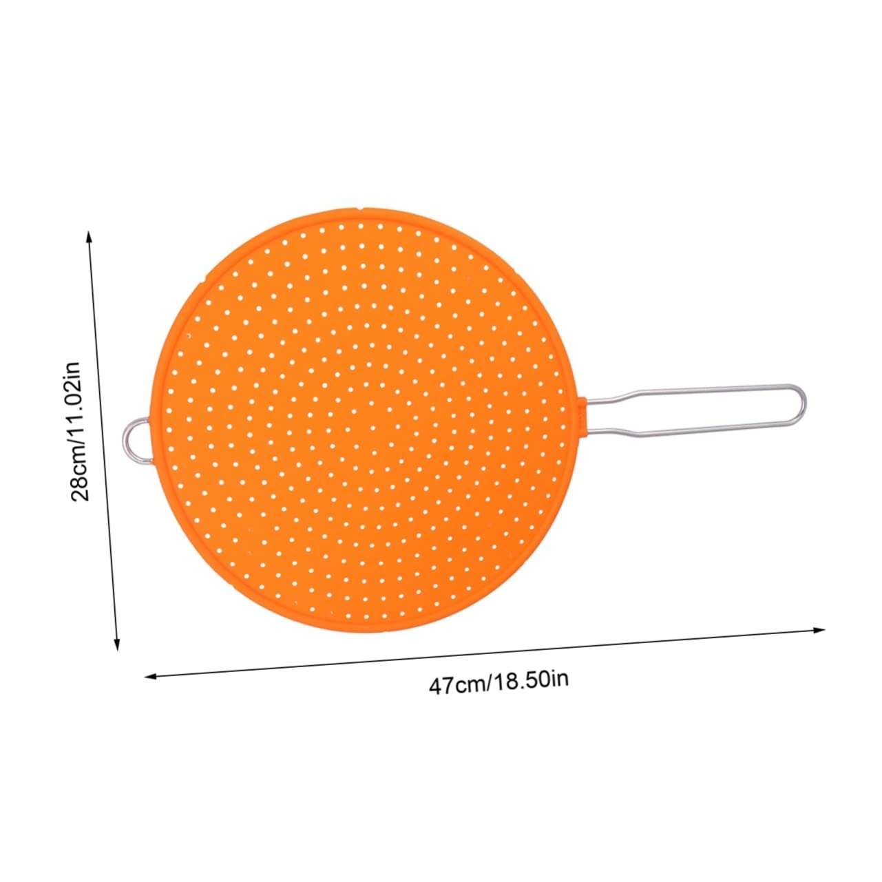 CIYODO Silicone Oil Splatter Guard Cooling Mat for Kitchen Spill Cooking Tool Oil Strainer and Mesh Screen for Safe Cooking Random Color Random Color