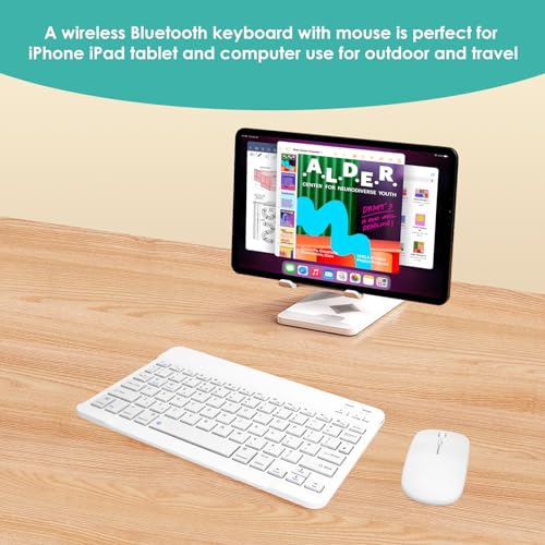 Teclado y mouse inalámbricos LAMA recargables para tablet y portátil 3