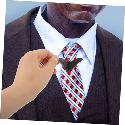 Clips de corbata masculinos BESPORTBLE que evitan corbatas desalineadas 7