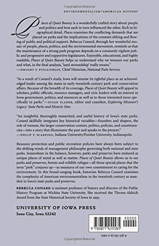 Places of Quiet Beauty: Parks, Preserves, and Environmentalism (American Land & Life)