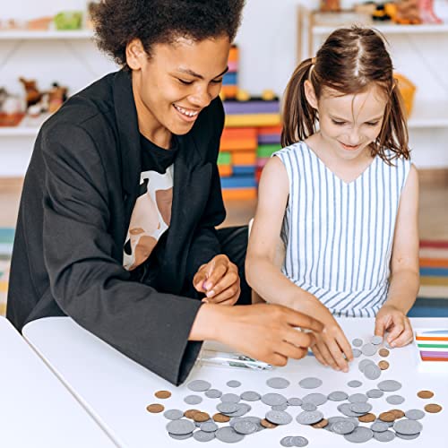 Ytyoto 1000 Pcs Fake Coins For Kids Learning, Plastic Play Coins For Teaching,200 Pennies, 200 Nickels, 200 Dimes, 200 Quarters, 200 Half-Dollars For Kids Pretend Play Store Or Cash Register #TOP5