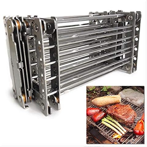 Bitty Big Q Campinggrill aus 316 Edelstahl, ultrakompakt, tragbar, leicht Cover
