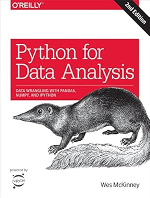 Book cover Python for Data Analysis: Data Wrangling with Pandas, NumPy, and IPython