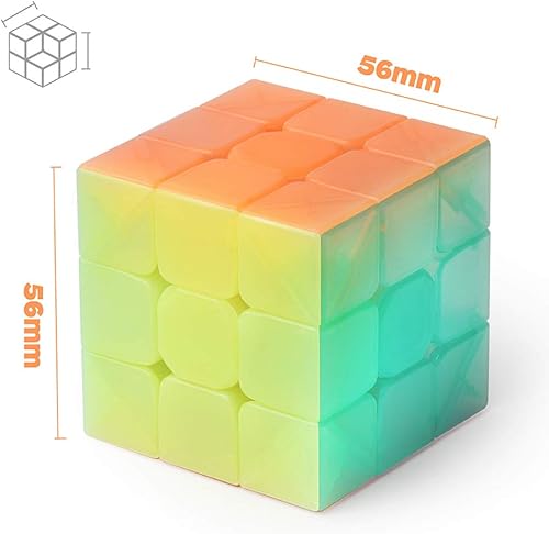 D-FantiX QY Toys Warrior W 3x3 Speed Cube & Shengshou Espejo Cubo 3x3x3 Speed Cube