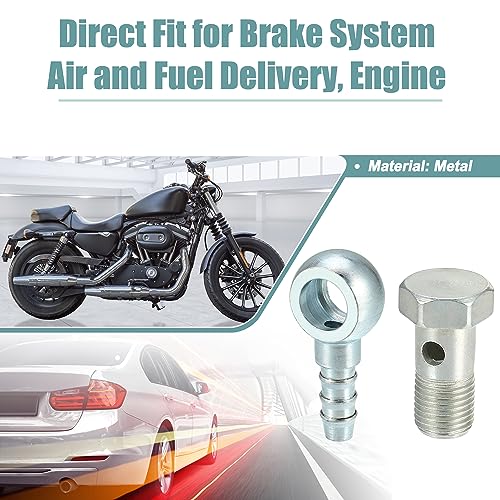 Perno de manguera banjo contra fugas de combustible M10 x 1,0 en motocicletas 5