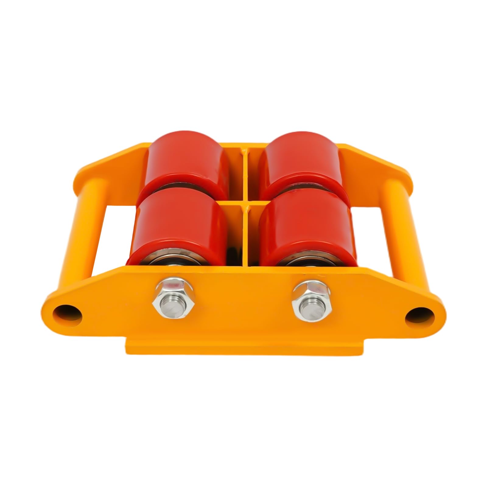 Pattini per Trasporto di Carichi Pesanti 6T, Ruote Industriali Carrelli Pattini in Acciaio al Carbonio Piattaforma Antiscivolo Rotazione 360° per Magazzino Officina Fabbrica