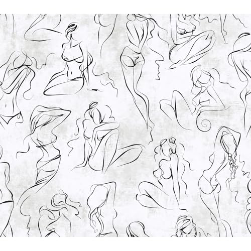 York Wallcoverings Barely There Black/White Pearl Wallpaper