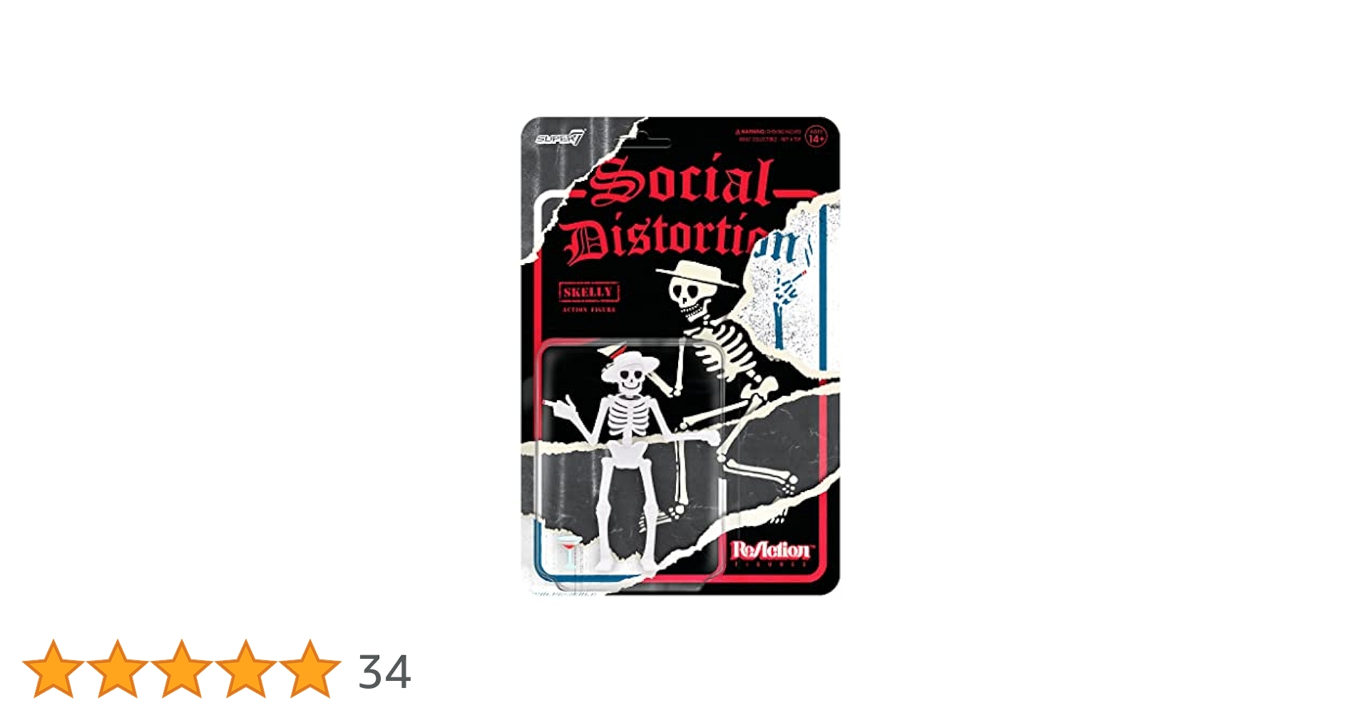 social distortion フィギュア SOCIAL DISTORTION x SUPER7 リアクションフィギュア | 45REVOLUTION