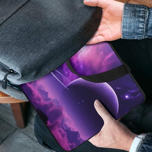 Sac d'ordinateur 13 pouces imperméable et stylé Purple Fantasy