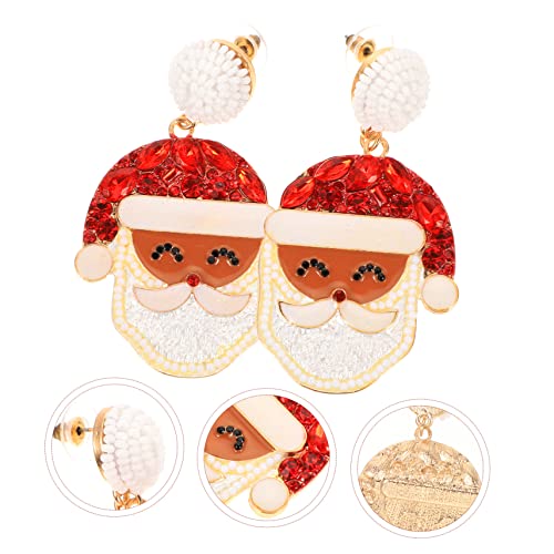 Boucles d'oreilles Père Noël pour illuminer vos repas de fêtes