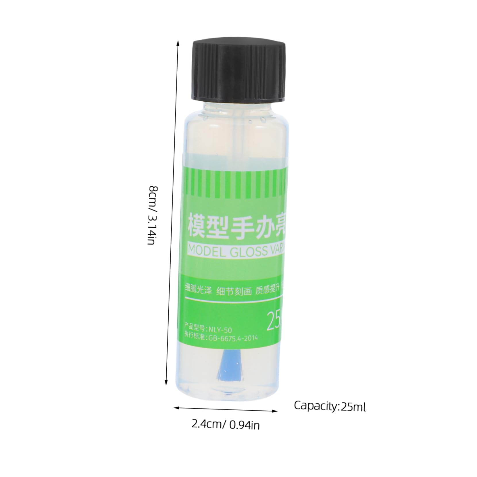 Gogogmee 3pcs 25ml Air Dry Clay Varnish Shiny Oil for Model Figures Air Dry Clay Sealer Gloss Varnish Glaze DIY Crafting Kit Waterproof and Finish