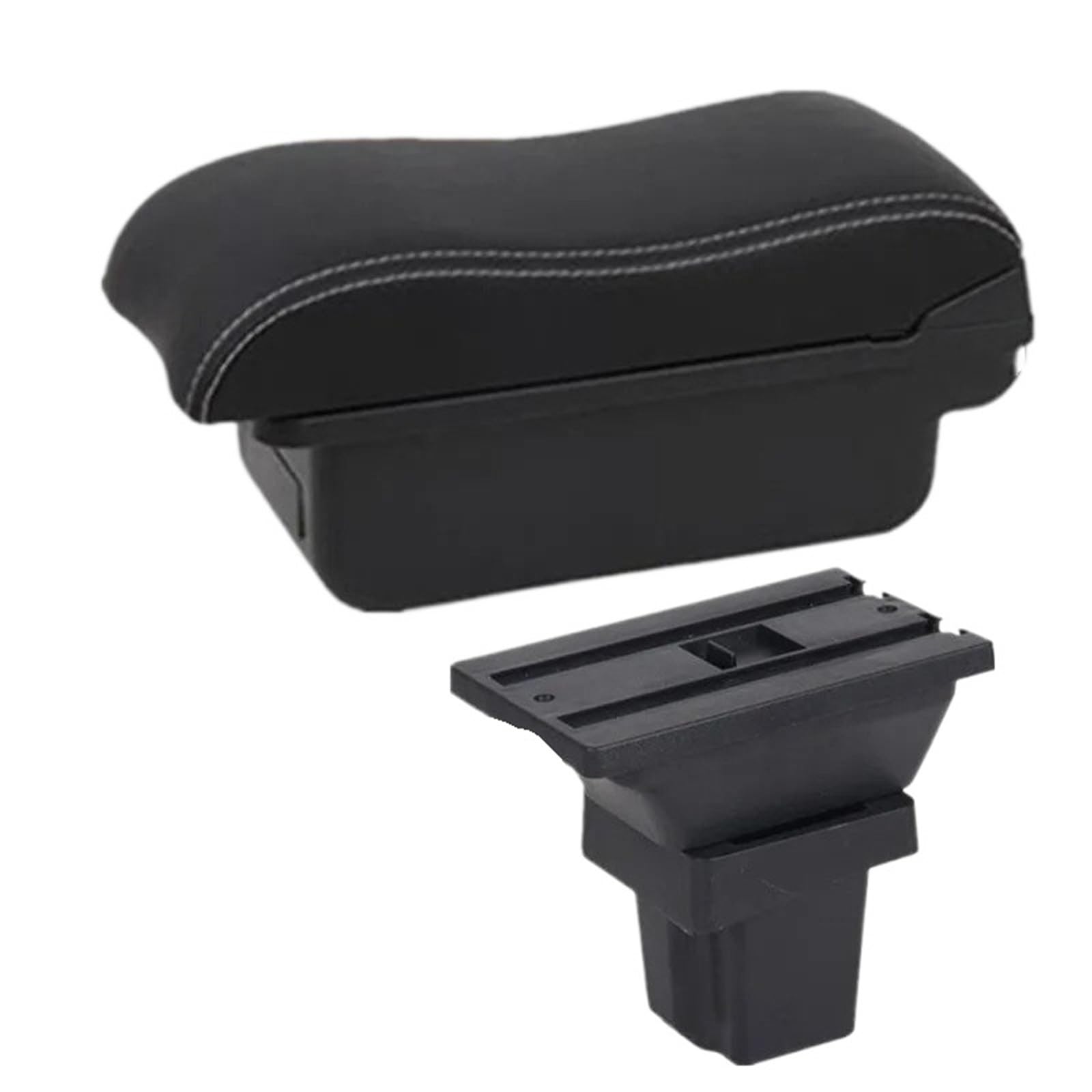NOKRGQW Car Armrest Box For Chevrolet Tracker For Holden For Trax Car Armrest Storage Box Dedicated Retrofit Accessories(A white line No USB)