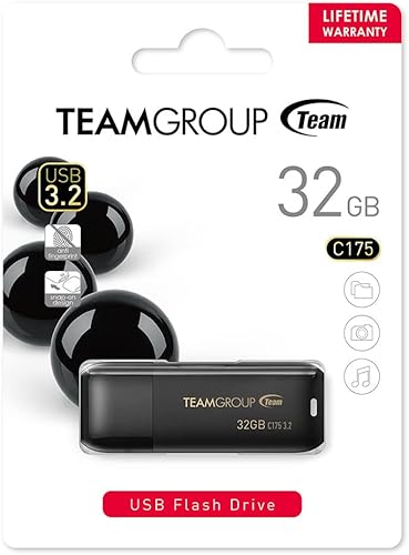 Miniatura 10 de TEAMGROUP C175 - Paquete de 5 unidades USB 3.2 Gen 1 (USB 3.13.0) de 256 GB USB 3.2 Gen 1 (USB 3.13.0) de lectura de 100 MBs, memoria externa de