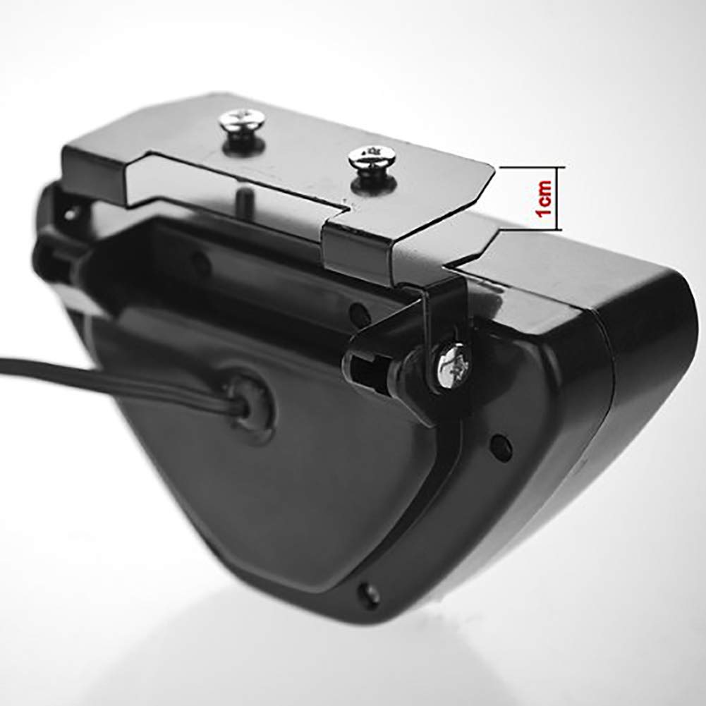 Morelian LED Rear Tail Stop Light Brake Lamp Red Safety Warning Lamp Flashing LED Universal Fit For Attractive Triangular Design Greatly Improves Reaction Time of Oncoming Motorists and (AsShown)