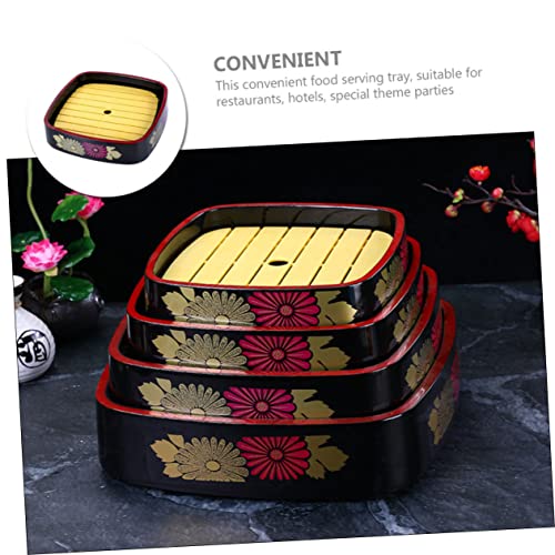 Juego de Platos Japoneses Para Sushi de Plástico miniatura 7