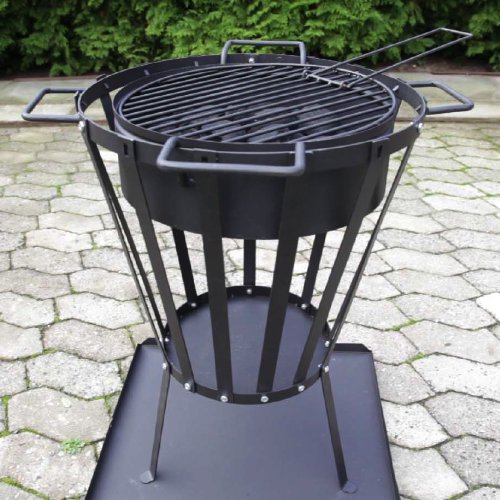 Ultranatura Grill Extension includes Grill Grate for Fire Baskets