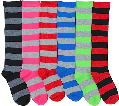 Image of ToBeInStyle Women's Pack of 6 or 12 Knee High Socks