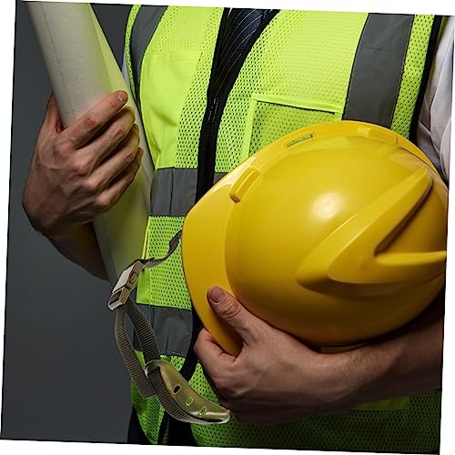 Supvox Verstellbarer Kinngurt Für Schutzhelm Mit Y-Form Haken Aus Nylon Stabiler Und Abnehmbarer Helmkinngurt Für Arbeitsschutzhelm Und Sporthelme Praktisches Helmzubehör Für Sicheren Halt