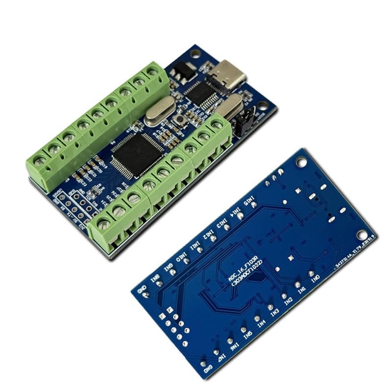USB 16-Channel 12Bit ADC Module for Data Acquisition with STM32 UART