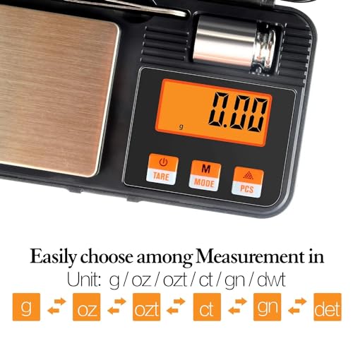 Báscula Digital para Joyería Precisa de 0.01 a 500 g miniatura 3