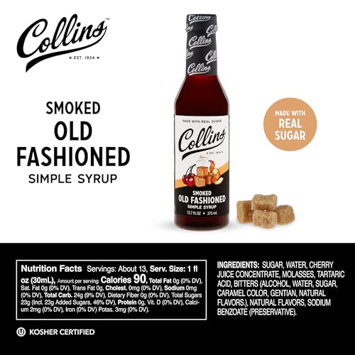 Smoked Old Fashioned Cocktail Syrup, Smoked Cocktail Old