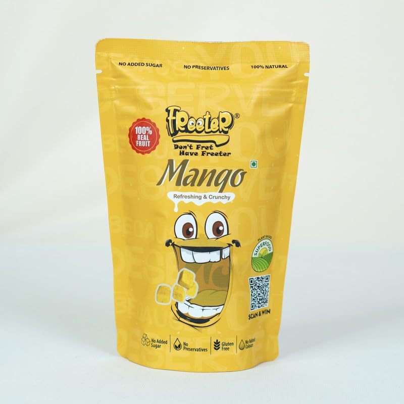 Freeter Freeze Dried Mango Cubes