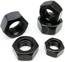 M1.6 M2 M2.5 M3 M3.5 M4 M5 M6 M8 M10 M12 Color negro 304 Tuerca hexagonal de acero inoxidable 304 Tuerca hexagonal rosca métrica