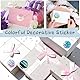 240 Stück Sticker Sprüche, 4 cm Motivationssticker Deutsch, Spüche Aufkleber Bunt, Inspirierende Aufkleber mit Positiven Sprüchen für Geschenk Fotoalbum Scrapbook Umschlag