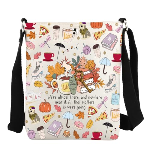 JYTAPP Stars Hollow Crossbody Bag Tv Show Merch Stars Hollow Gifts Stars Hollow Luke's Dinner Autumn Crossbody Purse