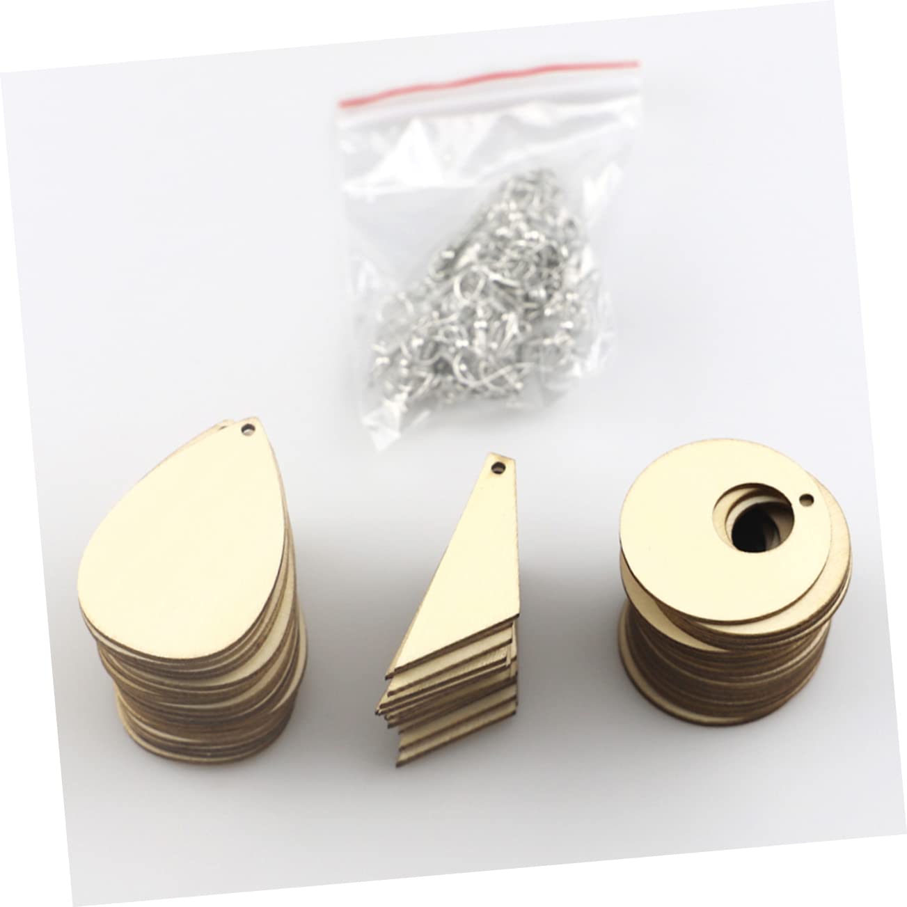 SEWACC 180stücke Holz Ohrringe Zubehör Unvollendete Eardrop Für Schmuckherstellung Designs Mit Jeweils Teilen Kreative Bastelmaterialien Für Individuelle Handarbeiten