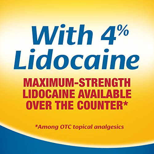Aspercreme with Lidocaine Maximum Strength Pain Relief Cream, 4.7 oz.