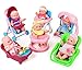 Click N' Play Set of 6 Mini 5" Baby Girl Dolls with Accessories, Stroller, High Chair, Bathtub, Infant Seat, Swing, Walker