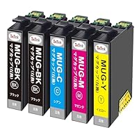 Amazon.co.jp: Epson用 エプソン MUG-4CL MUG 互換インク