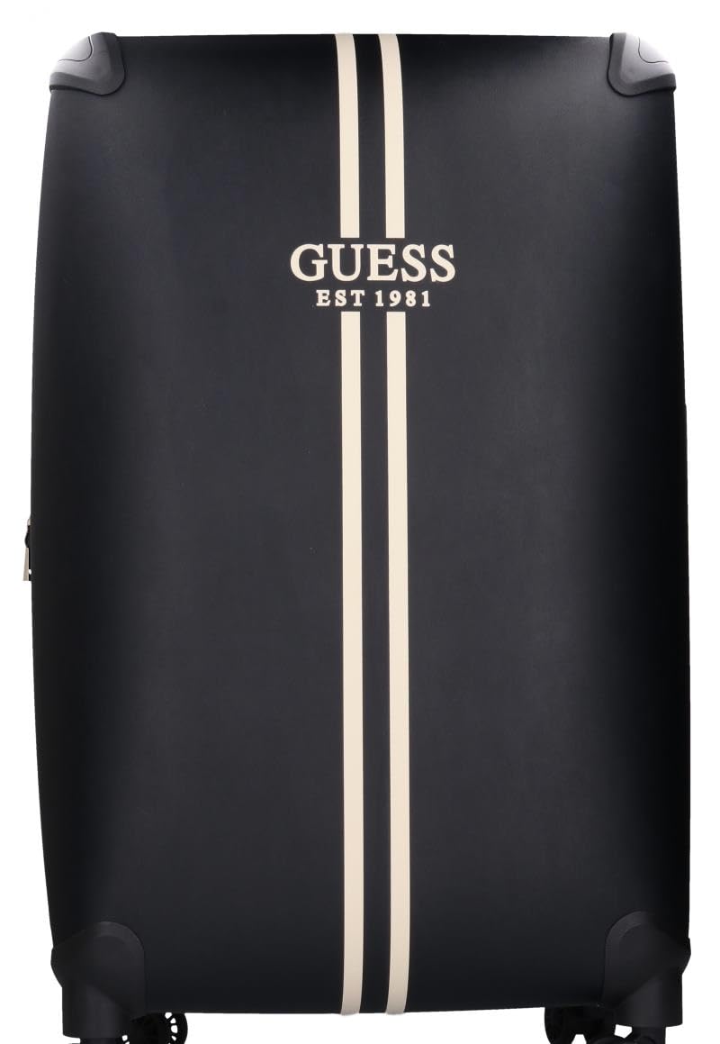 C*g様 新品 GUESS キャリーケース 黒 ロゴ柄 24時間以内発送！ Amazon | [ゲス] キャリーケース S8962988 MILDRED 28 IN 8-WHEELER