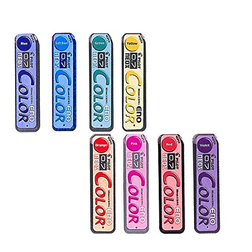 Amazon.co.jp: パイロット カラーイーノ替芯 0.7mm 8色セット HRF7C-20
