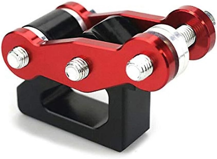 MSX125 CNC Billet Rear Shock Lowering Link Kit Compatible With MSX 125 Grom SF 2013-2020 / LC150 Exciter150 Adjustable Suspension Lowering Linkage (RED)