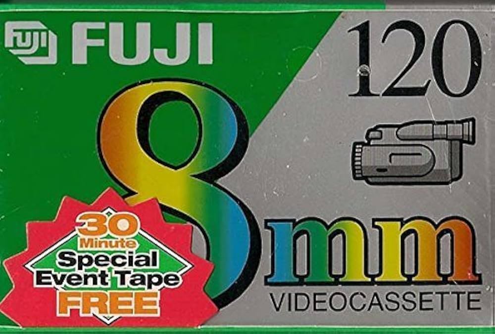 Amazon.com: FUJI MP P6-120 DS N 8mm Videocassette Tapes, 2 Pack w