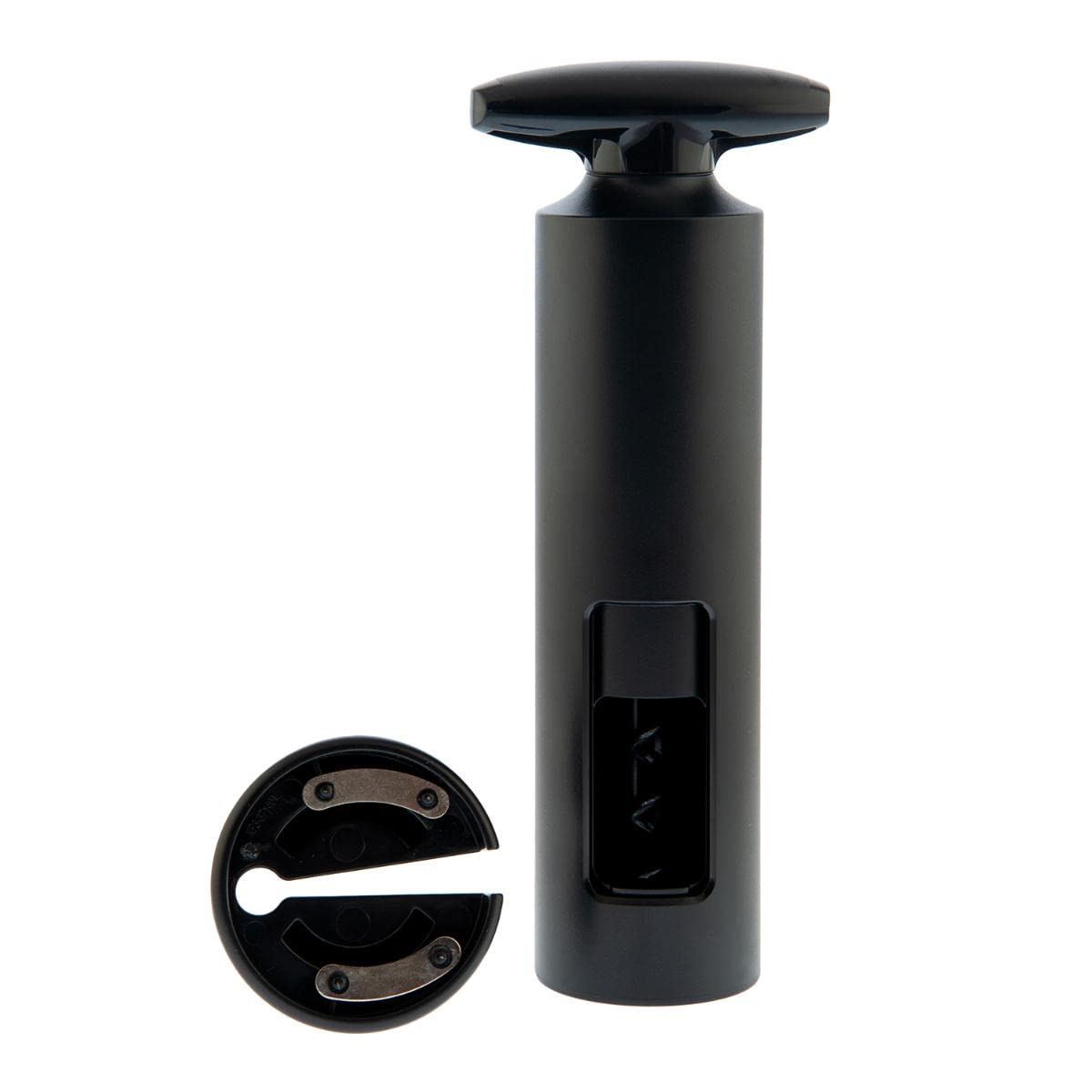 Koala Spain T-Shaped Screw Corkscrew with Capsule Cutter, Black