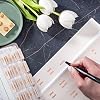 DiverseBee Laminated Bible Tabs (Copper Embossed Lettering), Bible Journaling Supplies, Bible Book Tabs, Christian Gift, 73 Bible Tabs for Women and Men, Includes 4 Blank Tabs (Alabaster)