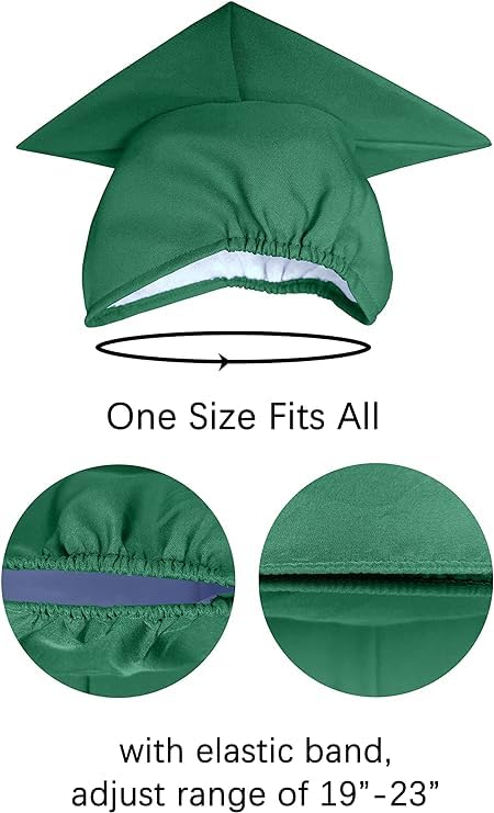 Image of Unisex Matte Graduation Cap and Gown 2026 with Tassel for High School and College Graduation