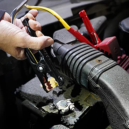 Schumacher Electric Heavy Duty Booster Cables, BC6, 8 Gauge, 16 Feet, Rated for 115 Amps, Flexible Jumper Cables - Thumbnail 4